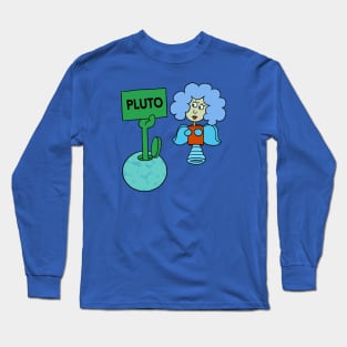 Interplanet Janet - Pluto Long Sleeve T-Shirt